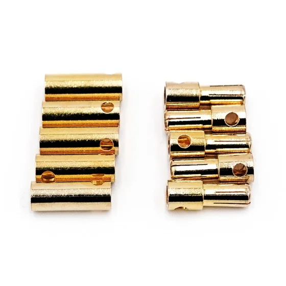 Konektory banán 5,5 mm X10 (5 samec + 5 samička)|Wattiz