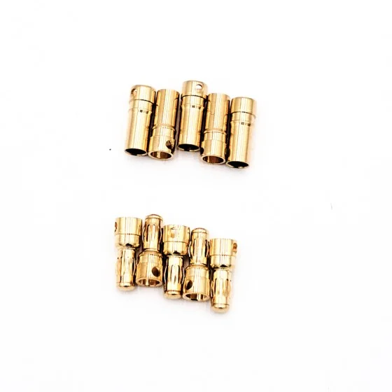 3,5 mm-es banáncsatlakozók 10 db (5 hím + 5 nőivarú)|Wattiz