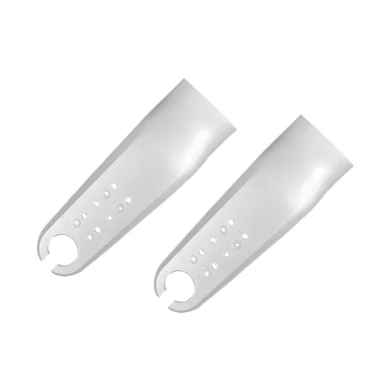 Plastique cache fourche Xiaomi M365 & M365 Pro - couleur blanc pour trottinette électrique - wattiz