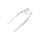 Plastique cache fourche Xiaomi M365 & M365 Pro - couleur blanc pour trottinette électrique - wattiz