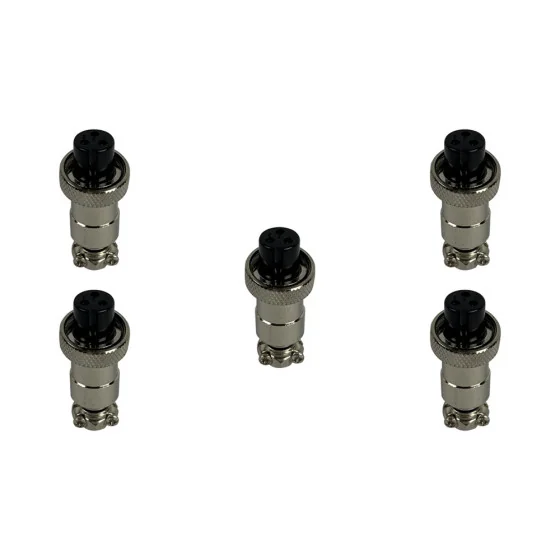 Prise GX12 3 pins femelle x5 pcs pour trottinette électrique - wattiz