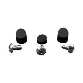 Schwarzfarbene Schutzblech-Stopfen + 3 Edelstahlschrauben für Xiaomi M365