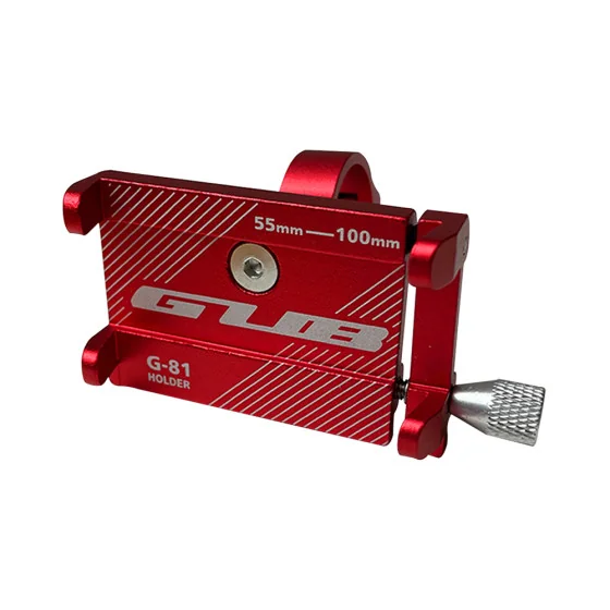 Support téléphone GUB G81 rouge pour trottinette électrique - wattiz