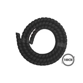 Funda protectora de cables negra