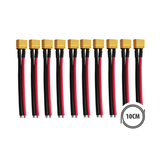 Prises XT60 Male cable 10cm X10 pcs pour trottinette électrique - wattiz
