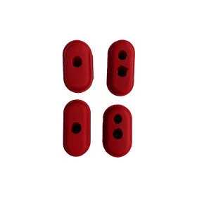 Lot de 4 bouchons protection câbles rouge Xiaomi M365 & M365 Pro pour trottinette électrique - wattiz
