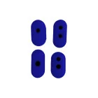 Lot de 4 bouchons protection câbles bleu Xiaomi M365 & M365 Pro pour trottinette électrique - wattiz