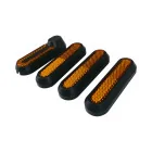 Caches Xiaomi Pro2 Mi3 x4 pcs orange pour trottinette électrique - wattiz