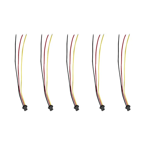 Prise JST 3 pin avec câble femelle x5  pour trottinette électrique - wattiz