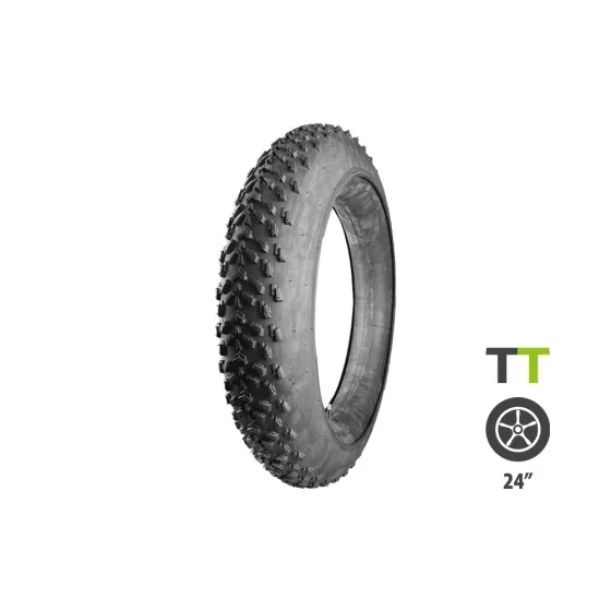 Pneu fat bike 24x4.0 pour trottinette électrique - wattiz