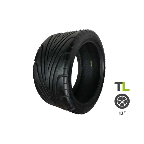 Pneu 165/45/12 tubeless pour trottinette électrique - wattiz