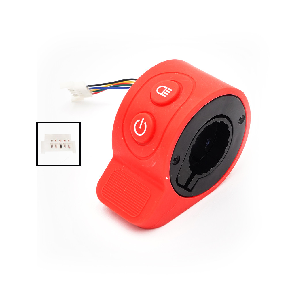 Acelerador 2 interruptores azul Ceoctec Bongo Serie A