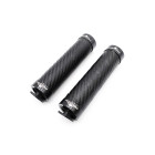 Poignées style carbone noires