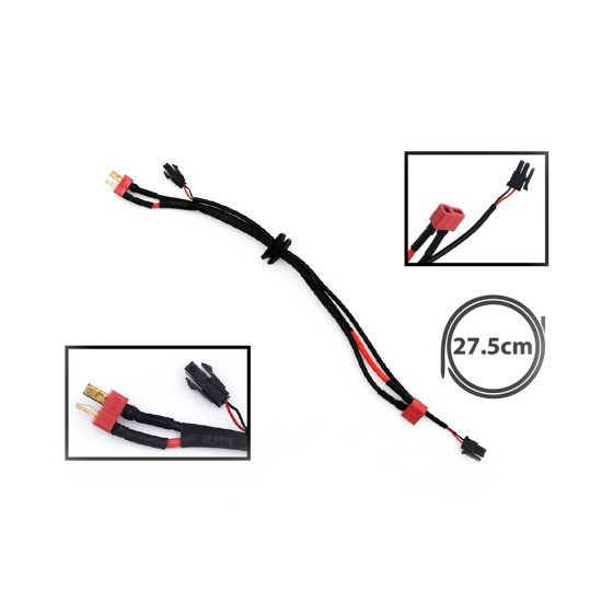 Cable Etwow liaison batterie au controleur (2+2 pins) pour trottinette électrique - wattiz