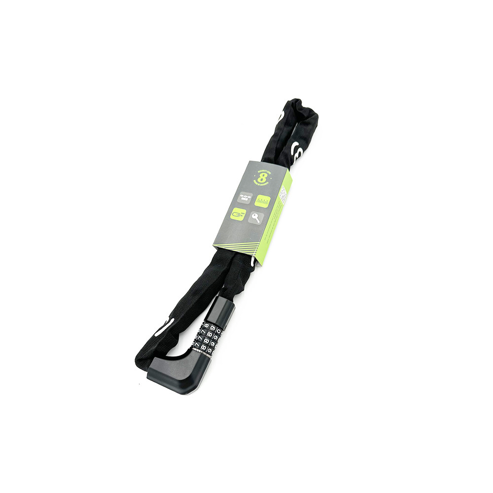 Kettenschloss Ø 6 mm Länge 1 m Code + Schlüssel