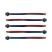 JST plug socket cable 4 pin female x5pcs