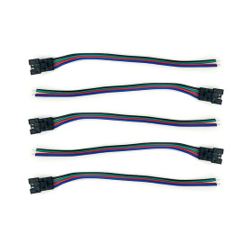JST 4 pin male plug cable x5pcs
