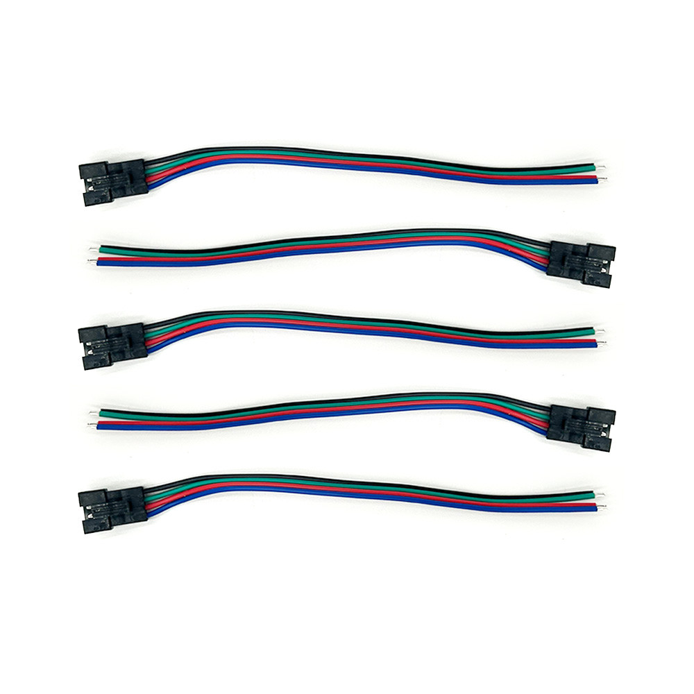 JST 4 pin male plug cable x5pcs