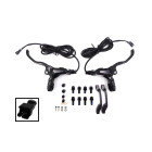 Kit Freins Hydrauliques 4 Pistons Connecteur SM (Av Droite+Ar Droite) pour trottinette électrique - wattiz