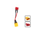 Convertidor de XT60 macho a T hembra