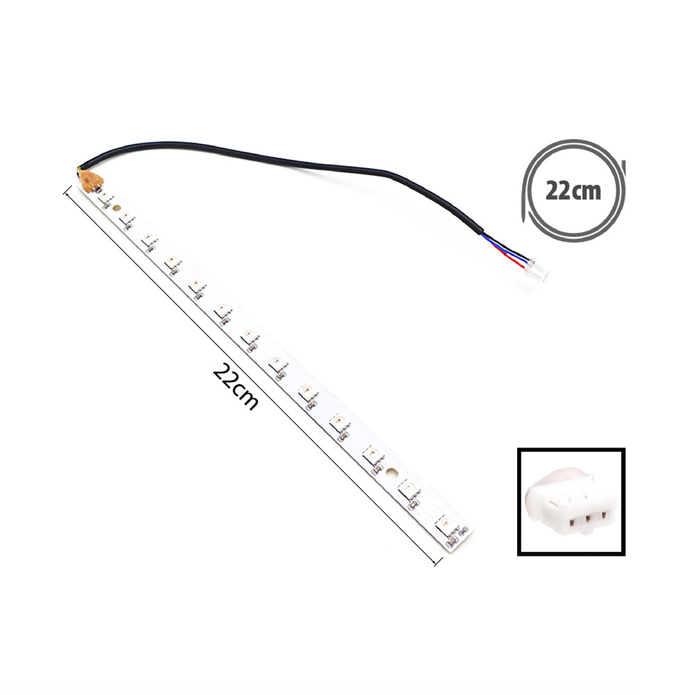 Dualtron Thunder 2 Victor Storm cubierta izquierda LED