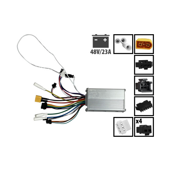 Controleur Vsett8 48V 23A pour trottinette électrique - Wattiz