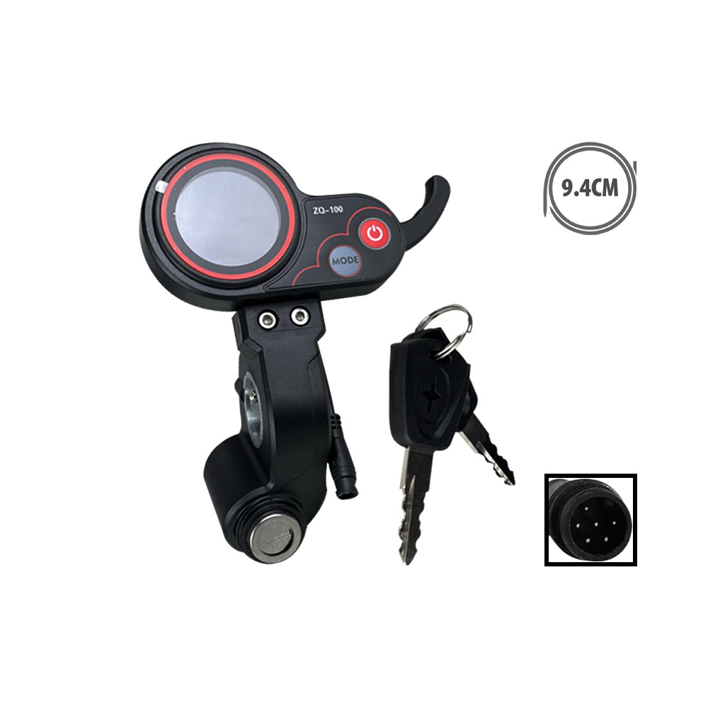 Display ZQ-100 with Hitway key switch