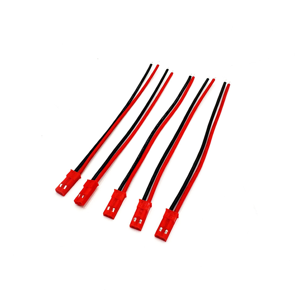 Cable con conector JST hembra de 2 pines x5