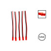 JST-Stecker-Kabel, 2-polig, weiblich x5