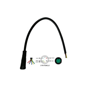 5-pin female waterproof connector