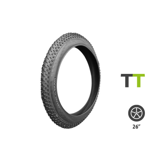 Pneu 26x4.0 (100/90-559 M/C) Chaoyang pour trottinette électrique - Wattiz