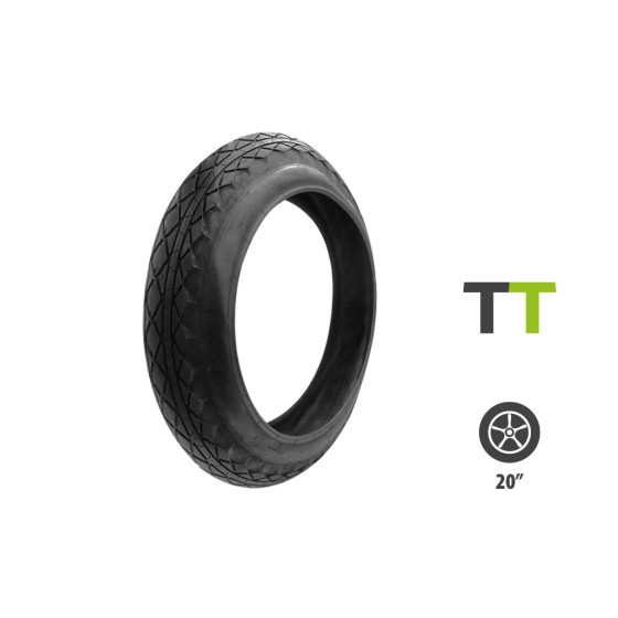 Pneu 20x4.0 (100/90-406 M/C) Chaoyang pour trottinette électrique - Wattiz