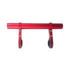 Extension double guidon rouge pour trottinette électrique - Wattiz