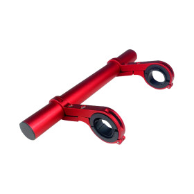 Extensión de manillar doble roja