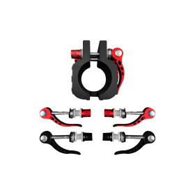 Reinforced clamp ring for steering column tightening Zero Dualtron - black color