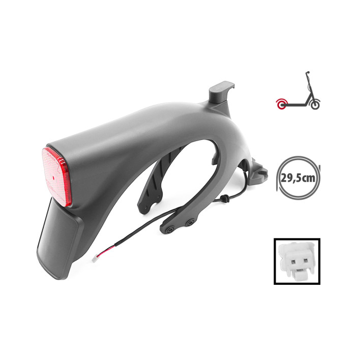 Garde-boue Pour Segway Max G2 - Protection Arrière Contre La Boue, Plastique Robuste, Avec Crochet - 10