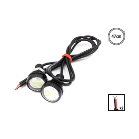 LED polarblau