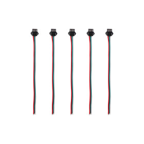 Prise JST 3 pin avec câble femelle x5  pour trottinette électrique - wattiz