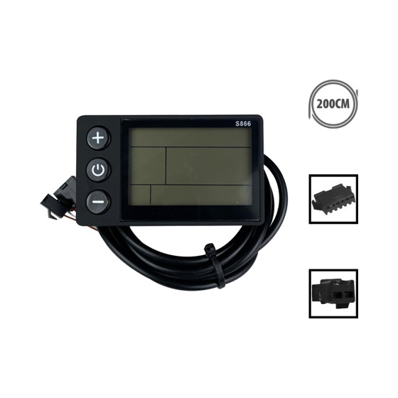 Display S866 pour trottinette électrique - wattiz