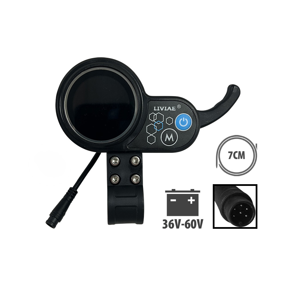 Kit controlador display cable Liviae 36V 15A