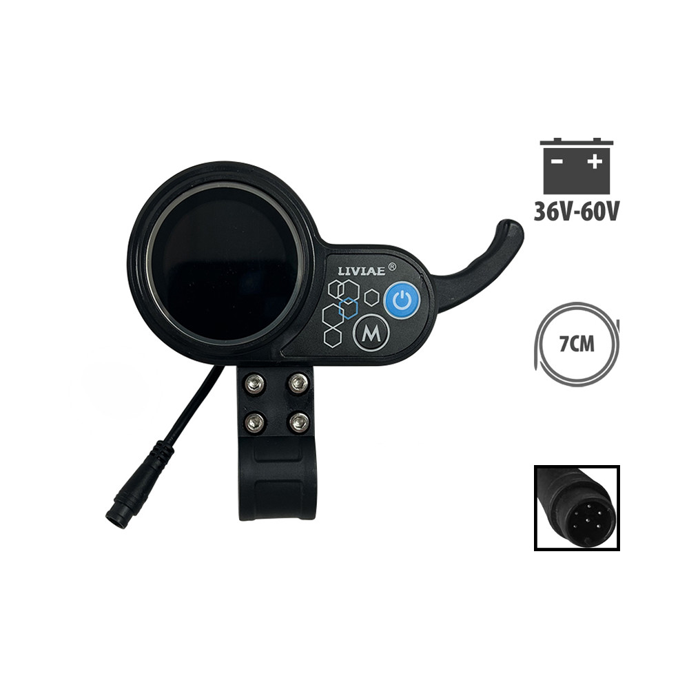 Kit controlador display cable Liviae 48v20A para patinete eléctrico - Wattiz