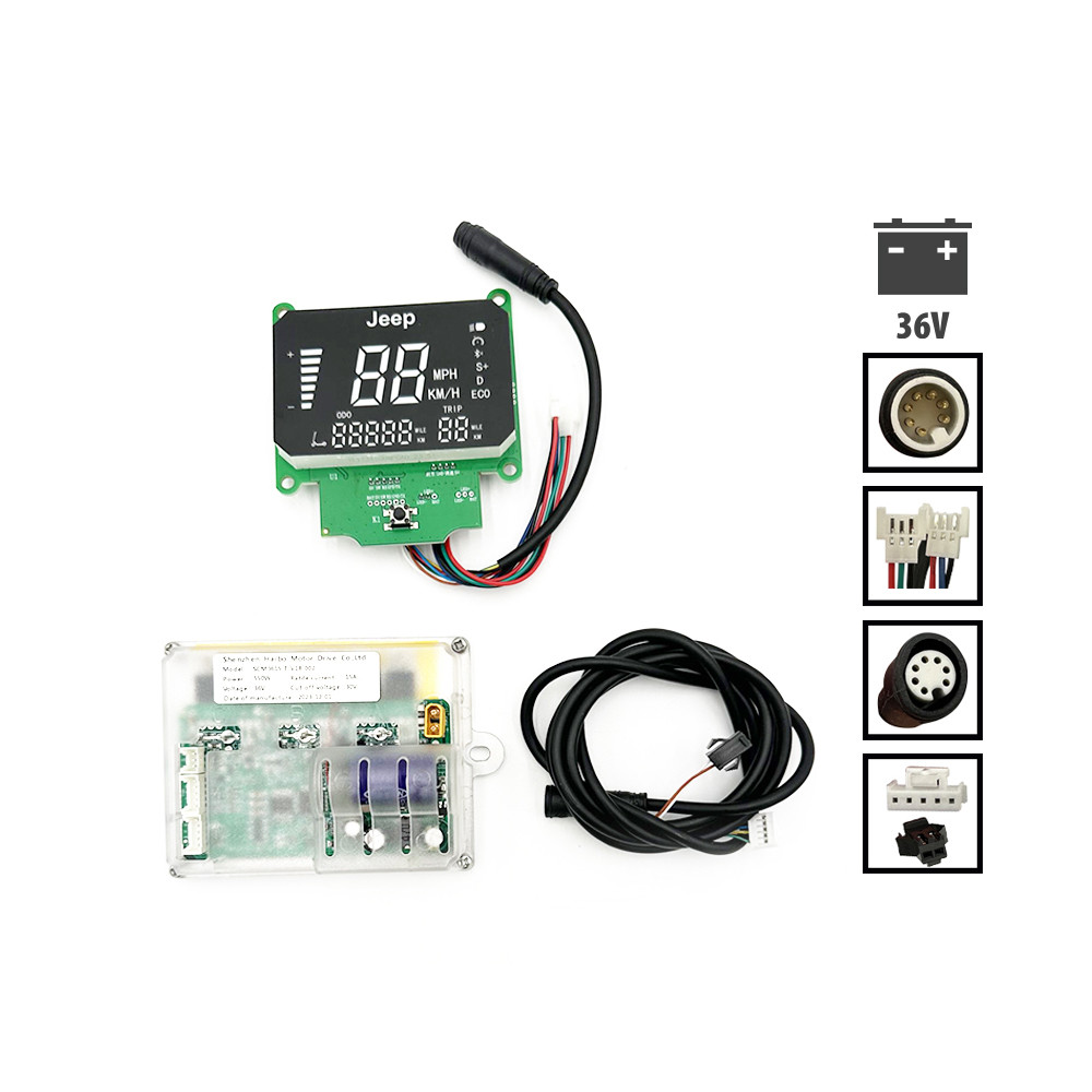 Kit Display y controladora Jeep Urban Camou de 36 V