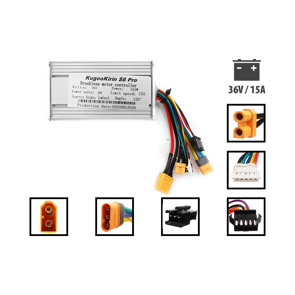 36V 350W Kugoo Kirin S8 Pro and S1 Pro controller