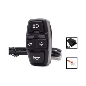 Schalter Blinker Scheinwerfer Hupe Minimotoren