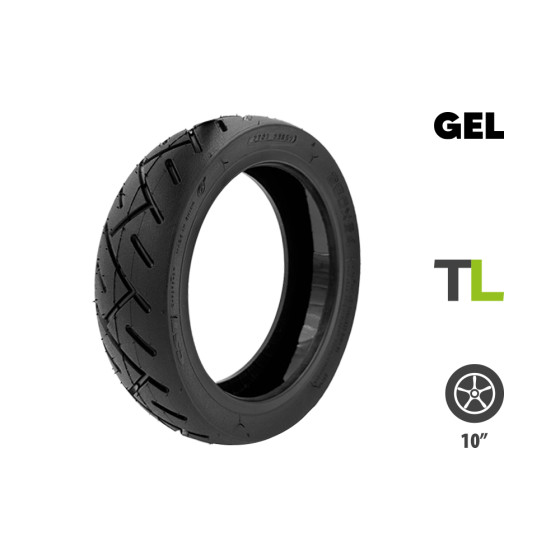 Pneu 250x64 Gel Anti Crevaison Xiaomi 4 Ultra Navee S65 pour trottinette électrique - Wattiz