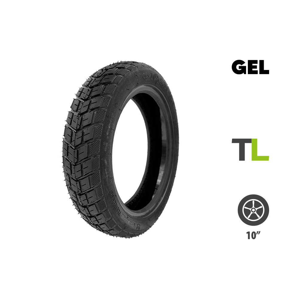 Neumático 10x2.50-6.5 Semi Offroad Tubeless con gel antipinchazos