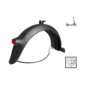 Guardabarros trasero con LED para Ninebot F