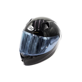 FRV schwarzer Integralhelm (Größe S bis XL)