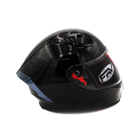 FRV schwarzer Integralhelm (Größe S bis XL)