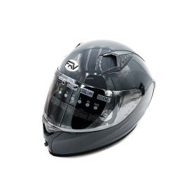 Grauer FRV-Integralhelm (Größe S bis XL)